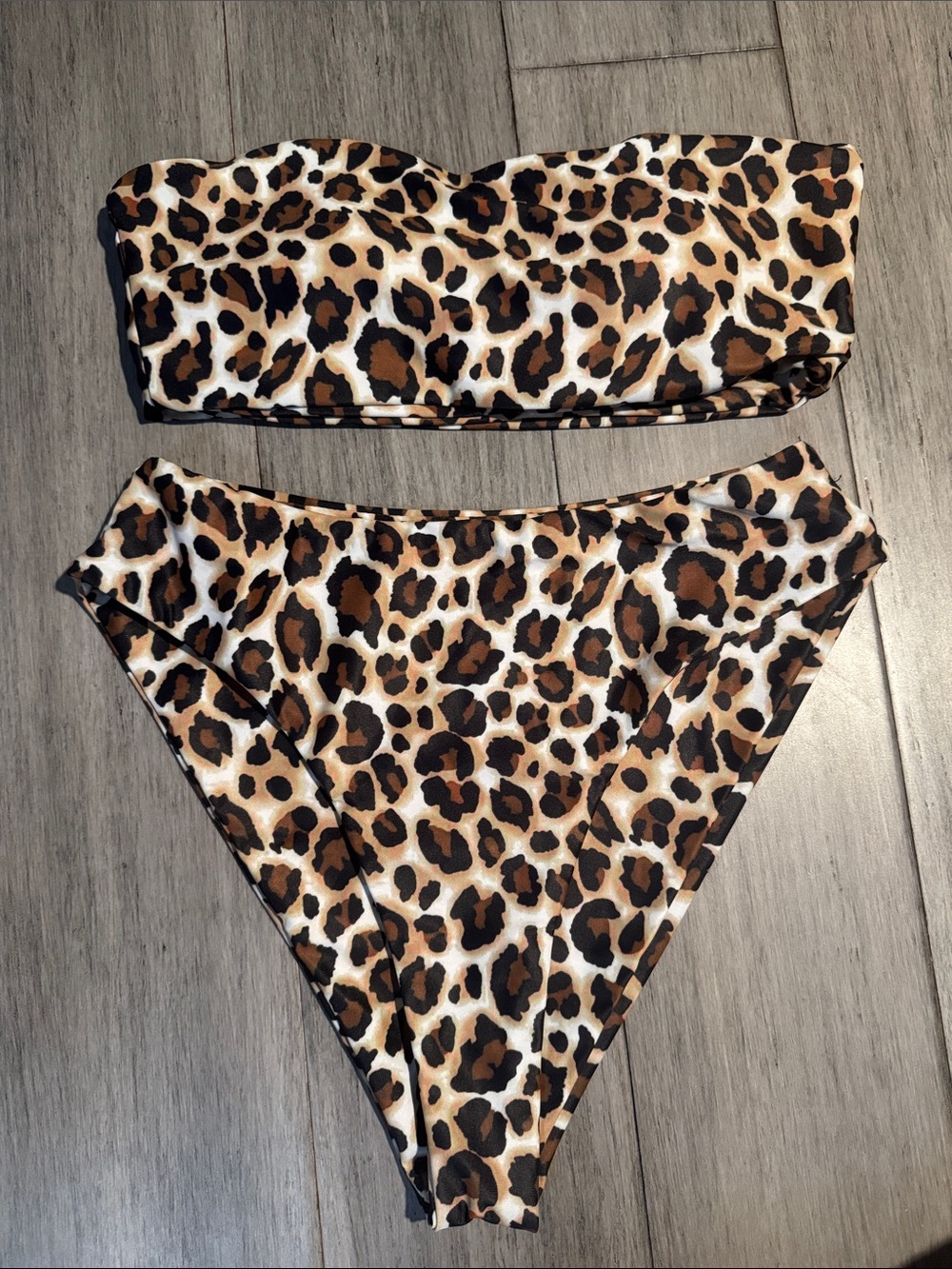 Zaful Leopard Print Bikini - Size S